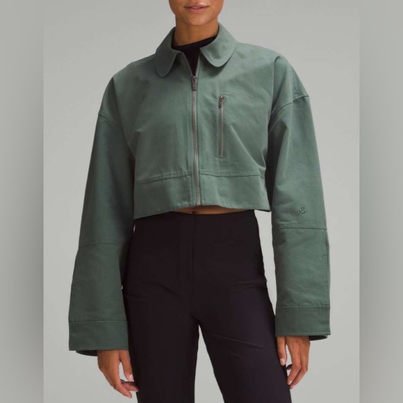 NWOT Lululemon Glyde 2-in-1 Adaptable Jacket Dark Forest - Picture 3 of 8